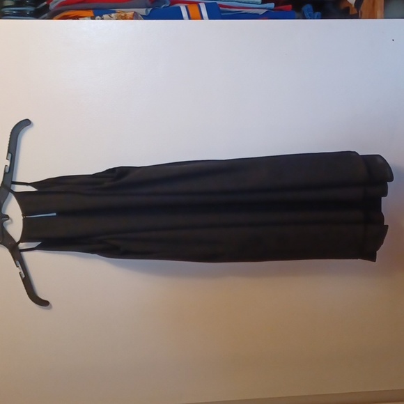 PINK ROSE, BLACK SCUBA HALTER DRESS, SIZE MEDIUM. NWOT. - Picture 2 of 5